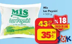 MİS LOR PEYNİRİ 500 G